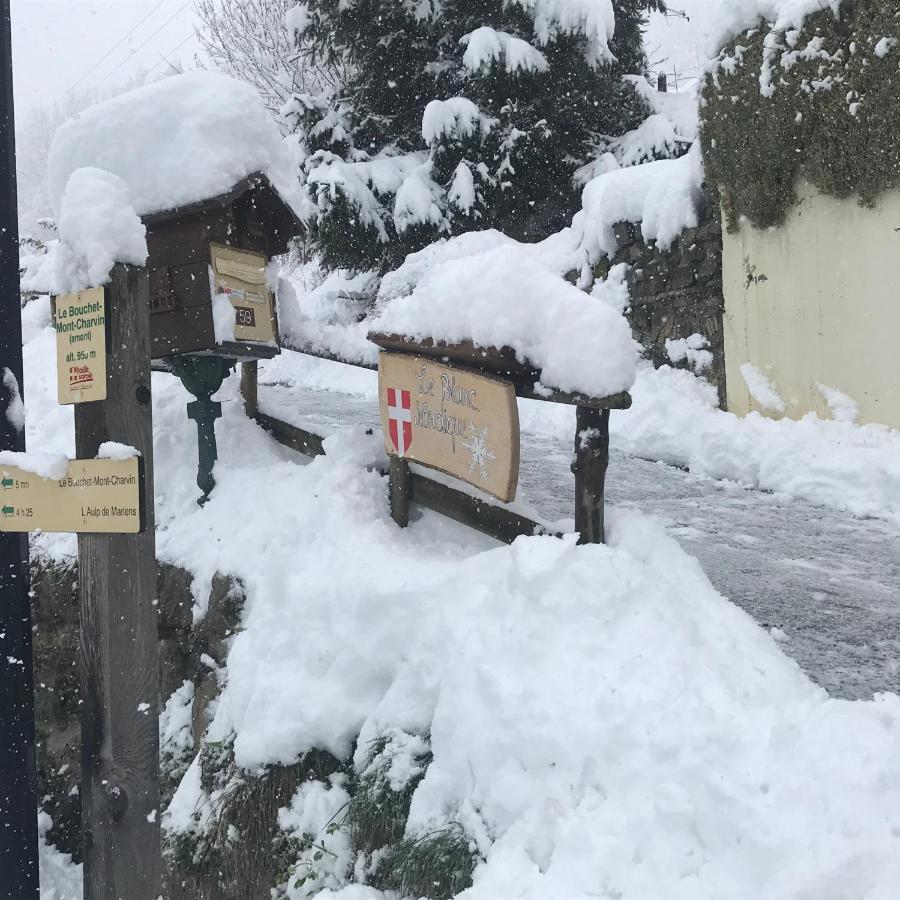 Le Blanc Nordique Villa Le Bouchet-Mont Charvin Buitenkant foto